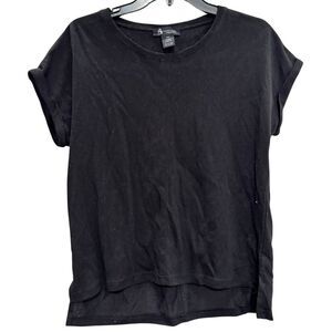 Alison Sheri Fitted Black Tee - Size S - New